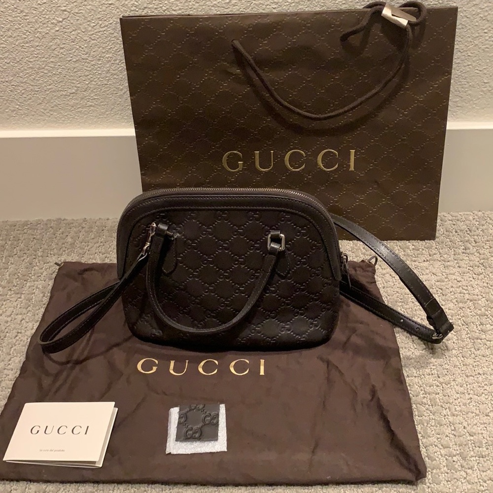Gucci Guccissima Mini Dome Bag